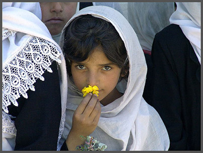 Ein besonderer Augenblick für Fotografie von Mädchen Afghanistan
